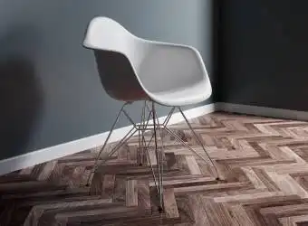 Vitra Eames Plastic Chair DAR/ Gestell chrom , Schale Kunststoff Polypropylen weiss